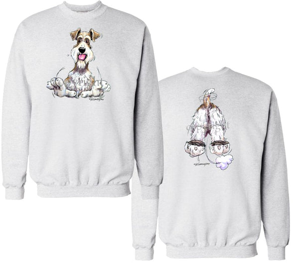 Wire Fox Terrier - Coming and Going - Sweatshirt (Double Sided)