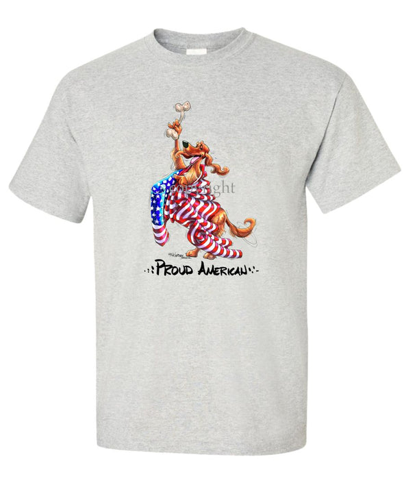 Irish Setter - Proud American - T-Shirt
