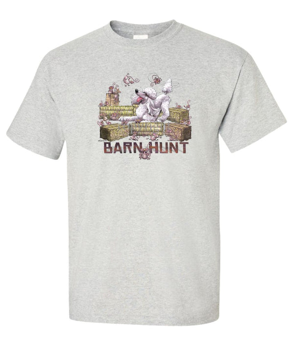 Poodle  White - Barnhunt - T-Shirt