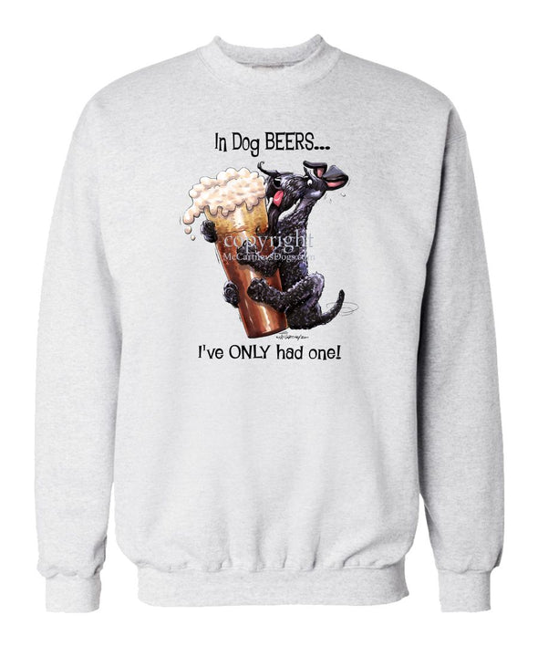 Kerry Blue Terrier - Dog Beers - Sweatshirt