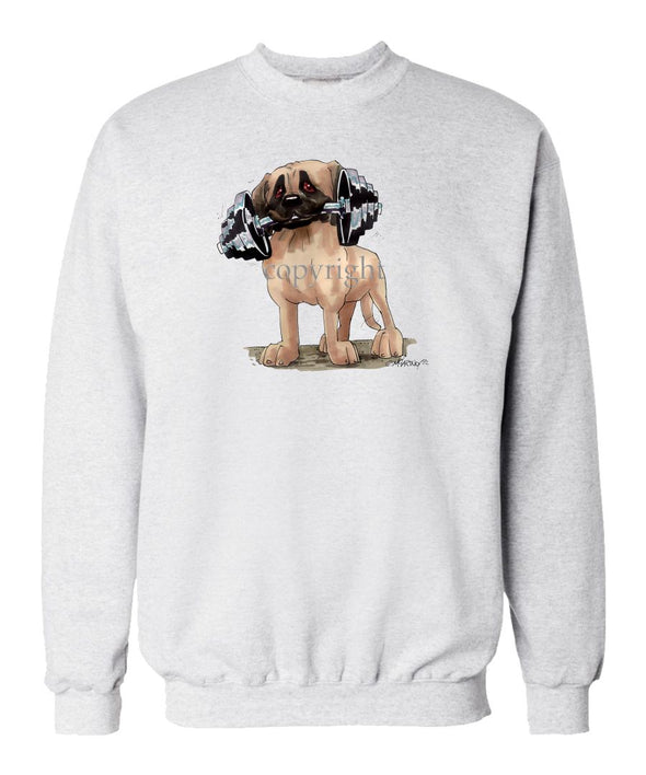 Mastiff - With Dumbell - Caricature - Sweatshirt