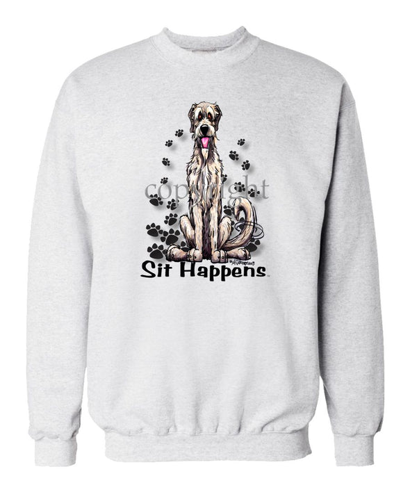 Irish Wolfhound - Sit Happens - Sweatshirt