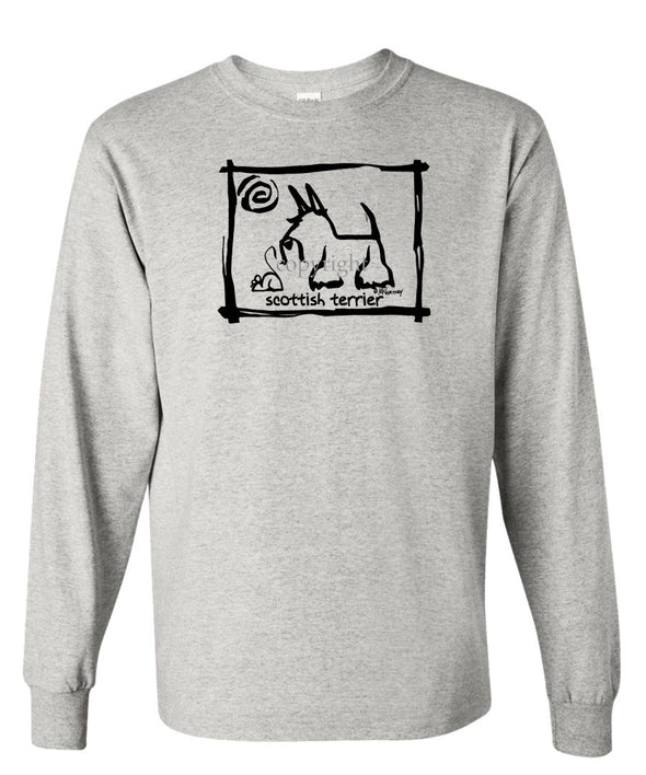 Scottish Terrier - Cavern Canine - Long Sleeve T-Shirt