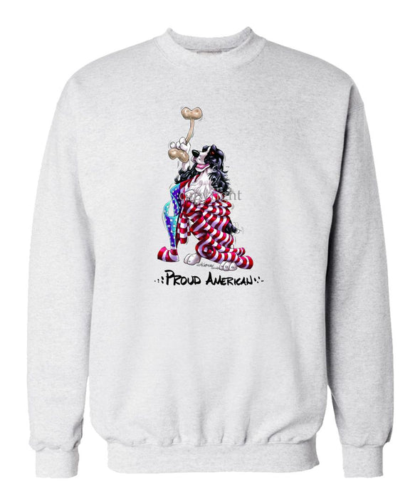 English Springer Spaniel - Proud American - Sweatshirt