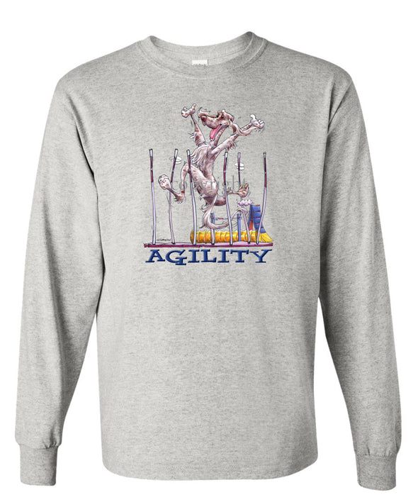 English Setter - Agility Weave II - Long Sleeve T-Shirt