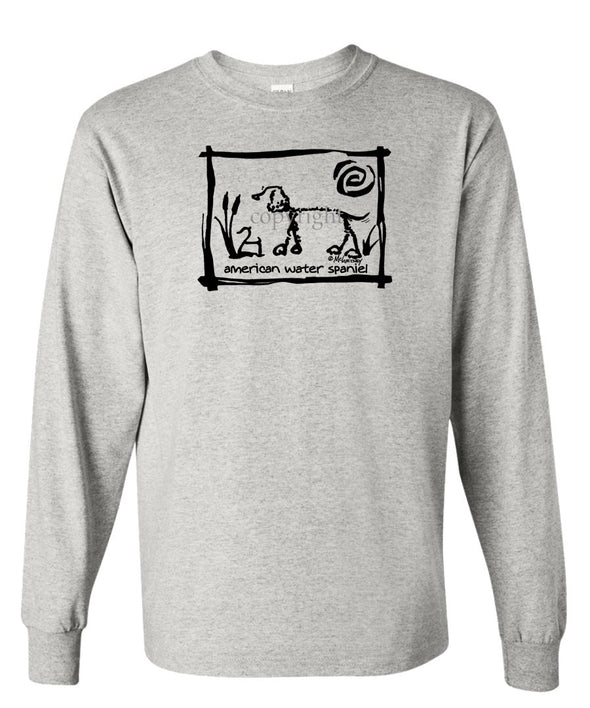American Water Spaniel - Cavern Canine - Long Sleeve T-Shirt