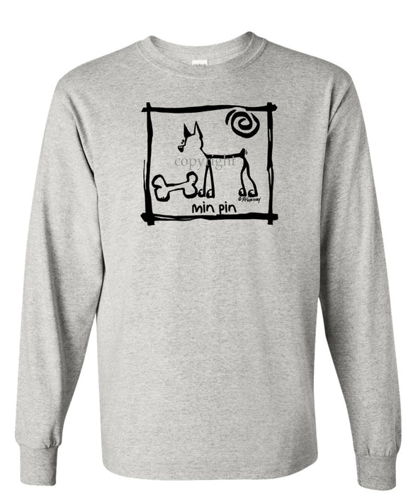 Miniature Pinscher - Cavern Canine - Long Sleeve T-Shirt