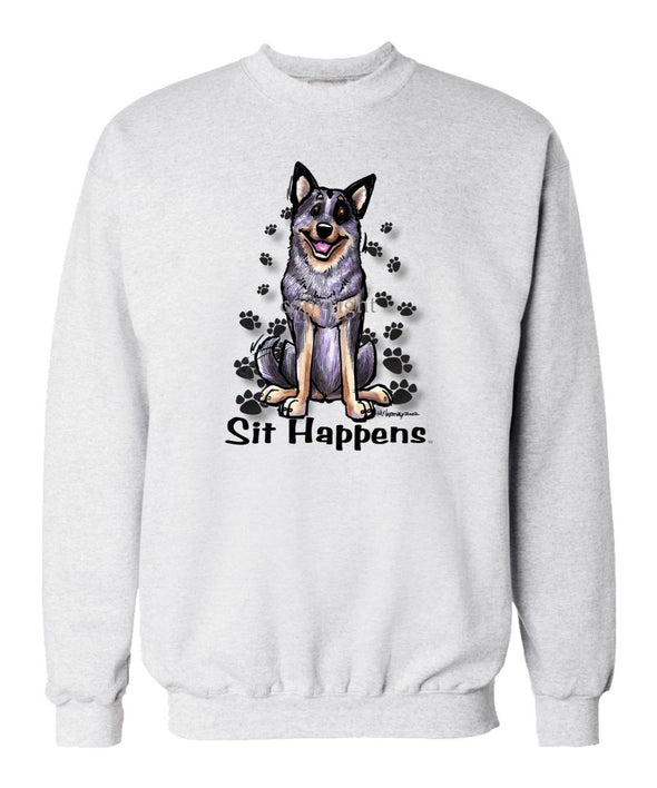Australian Cattle Dog - Sit Happens - Sweatshirt