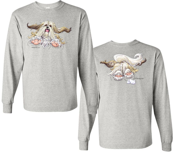 Lhasa Apso - Coming and Going - Long Sleeve T-Shirt (Double Sided)