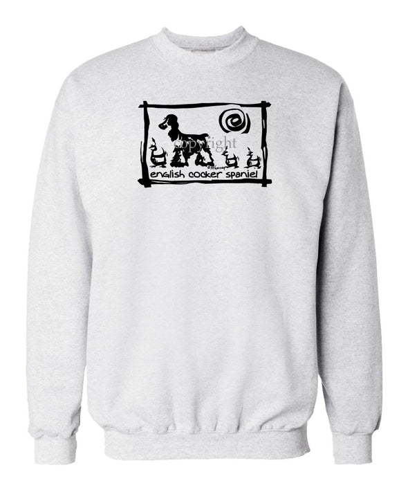 English Cocker Spaniel - Cavern Canine - Sweatshirt