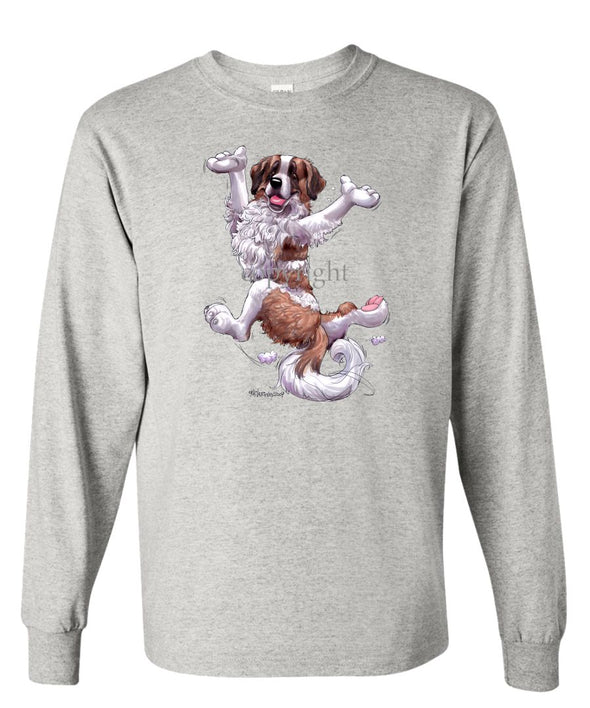 Saint Bernard - Happy Dog - Long Sleeve T-Shirt