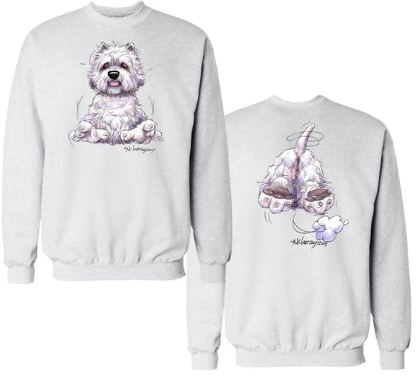 West Highland Terrier - Coming and Going - Sweatshirt (Double Sided)