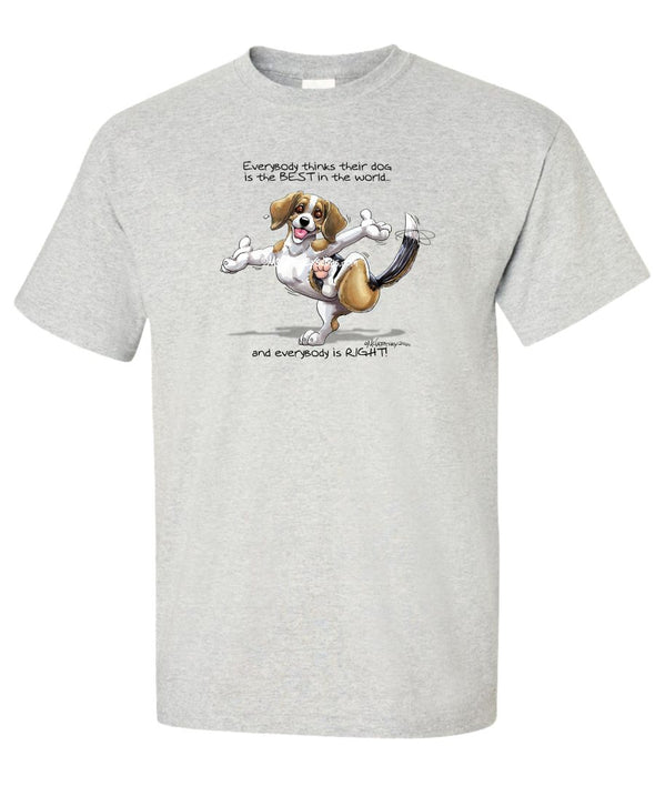 Beagle - Best Dog in the World - T-Shirt