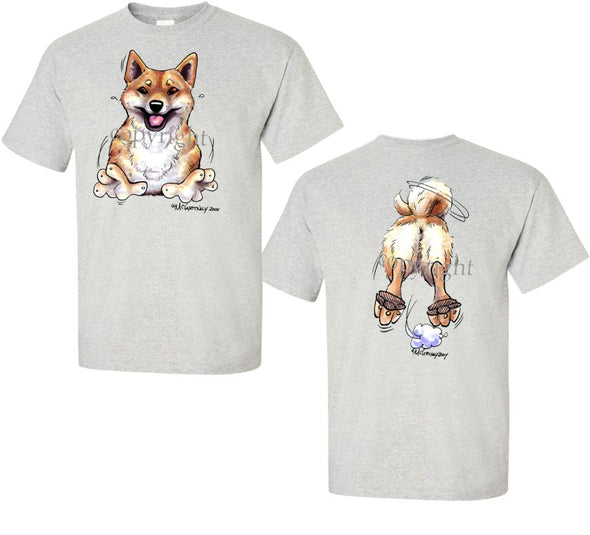 Shiba Inu - Coming and Going - T-Shirt (Double Sided)