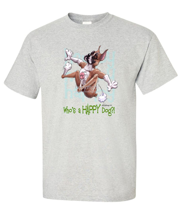 Boxer - Who's A Happy Dog - T-Shirt