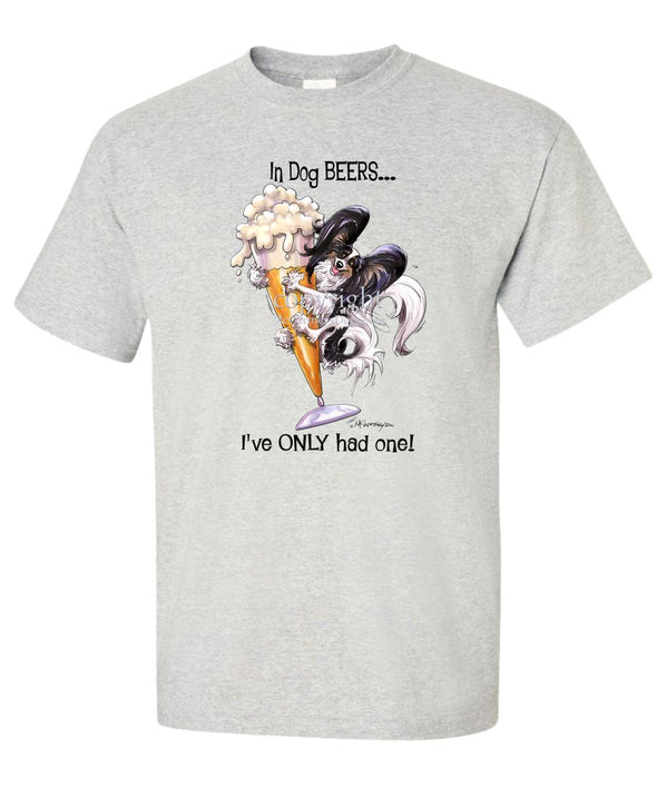 Papillon - Dog Beers - T-Shirt
