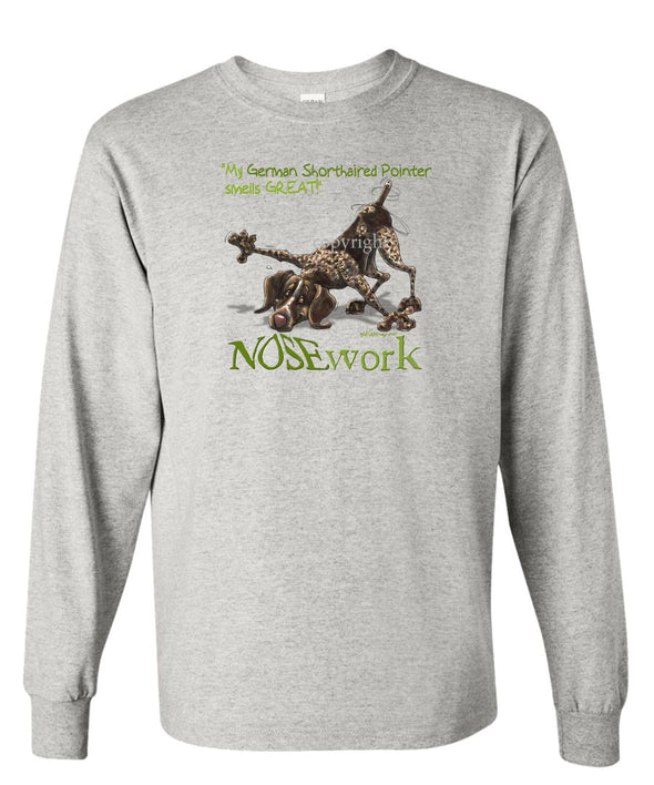 German Shorthaired Pointer - Nosework - Long Sleeve T-Shirt