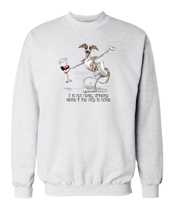 Whippet - It's Drinking Alone 2 - Sweatshirt