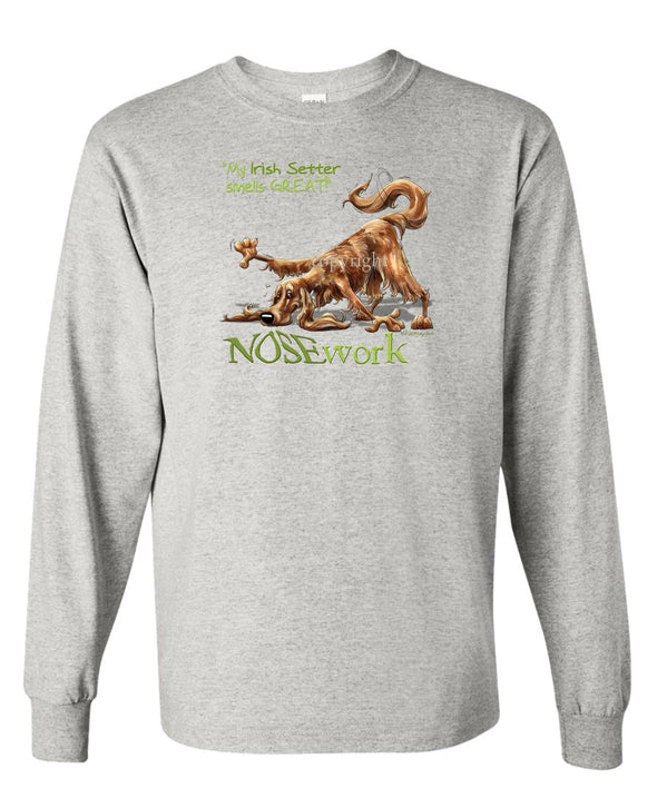 Irish Setter - Nosework - Long Sleeve T-Shirt