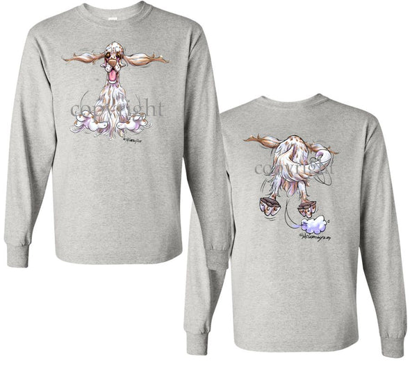 English Setter - Coming and Going - Long Sleeve T-Shirt (Double Sided)