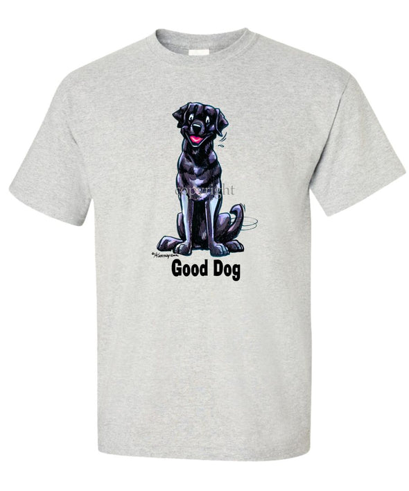 Labrador Retriever  Black - Good Dog - T-Shirt