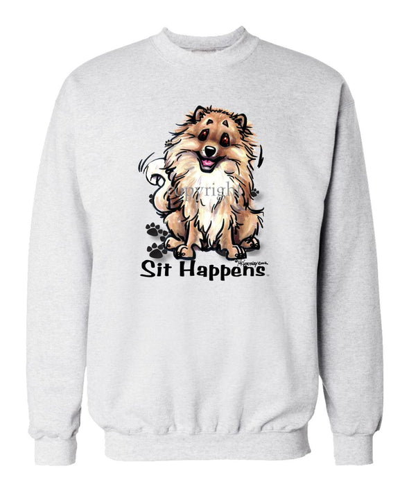 Pomeranian - Sit Happens - Sweatshirt