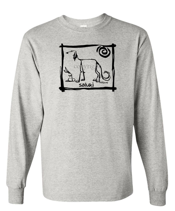 Saluki - Cavern Canine - Long Sleeve T-Shirt