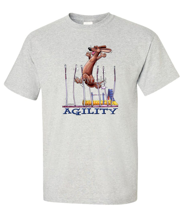 Dachshund  Smooth - Agility Weave II - T-Shirt