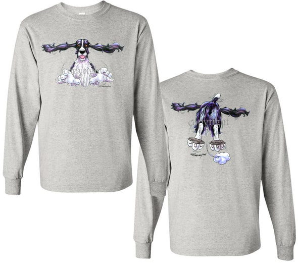 English Springer Spaniel - Coming and Going - Long Sleeve T-Shirt (Double Sided)