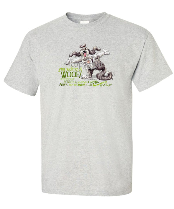 Bearded Collie - You Had Me at Woof - T-Shirt
