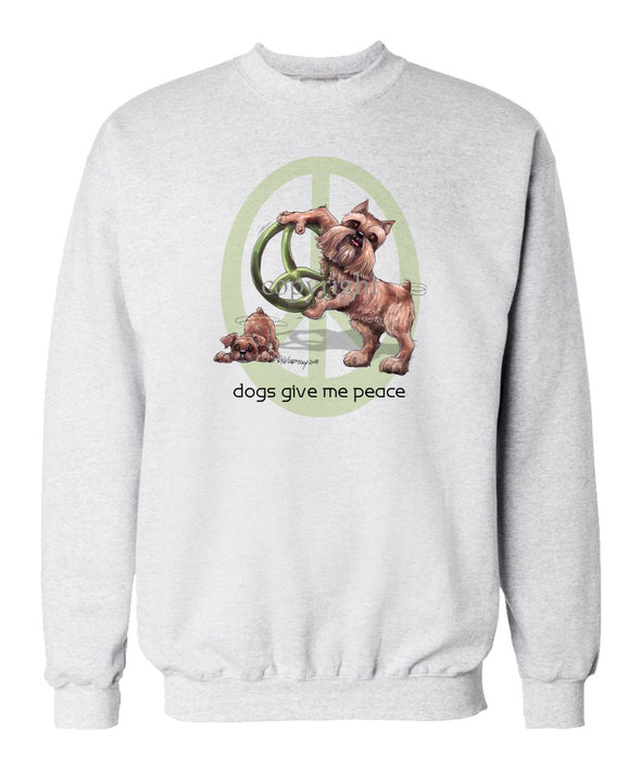 Brussels Griffon - Peace Dogs - Sweatshirt