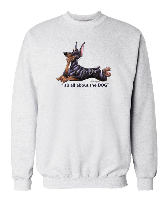Doberman Pinscher - All About The Dog - Sweatshirt