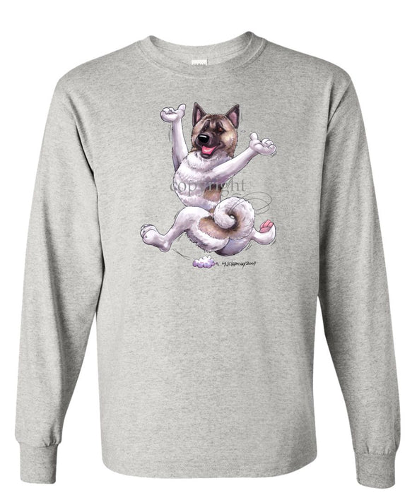 Akita - Happy Dog - Long Sleeve T-Shirt