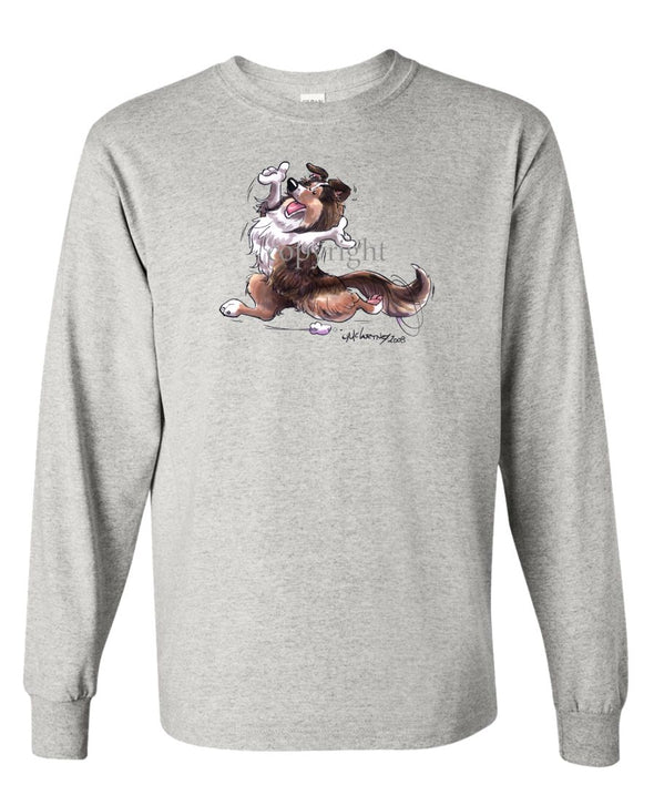 Shetland Sheepdog - Happy Dog - Long Sleeve T-Shirt