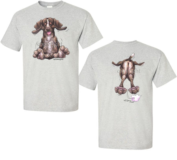 German Shorthaired Pointer - Coming and Going - T-Shirt (Double Sided)