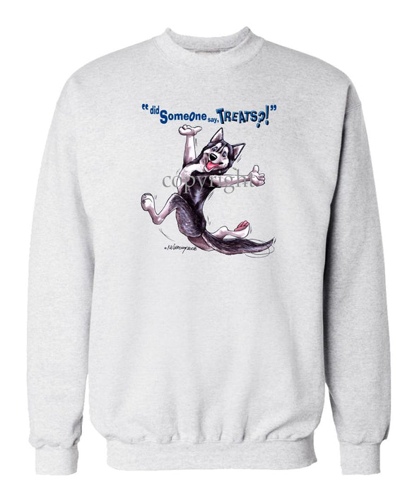 Siberian Husky - Treats - Sweatshirt