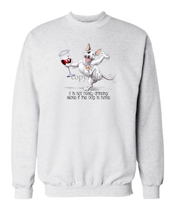 Bull Terrier - It's Drinking Alone 2 - Sweatshirt