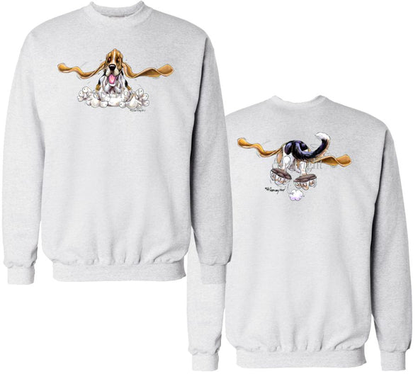 Basset Hound - Coming and Going - Sweatshirt (Double Sided)