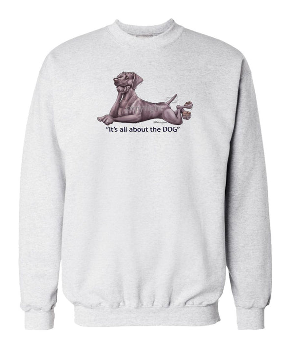 Weimaraner - All About The Dog - Sweatshirt