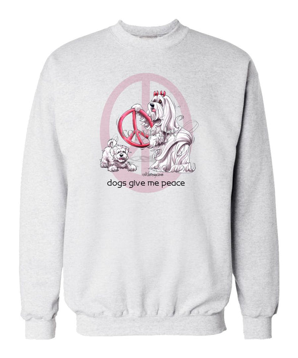 Maltese - Peace Dogs - Sweatshirt