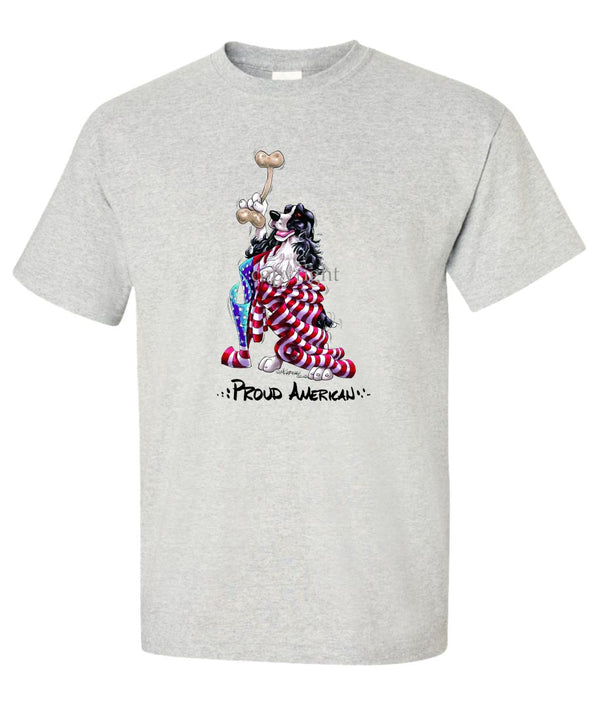 English Springer Spaniel - Proud American - T-Shirt
