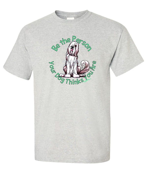 Bearded Collie - Be The Person - T-Shirt