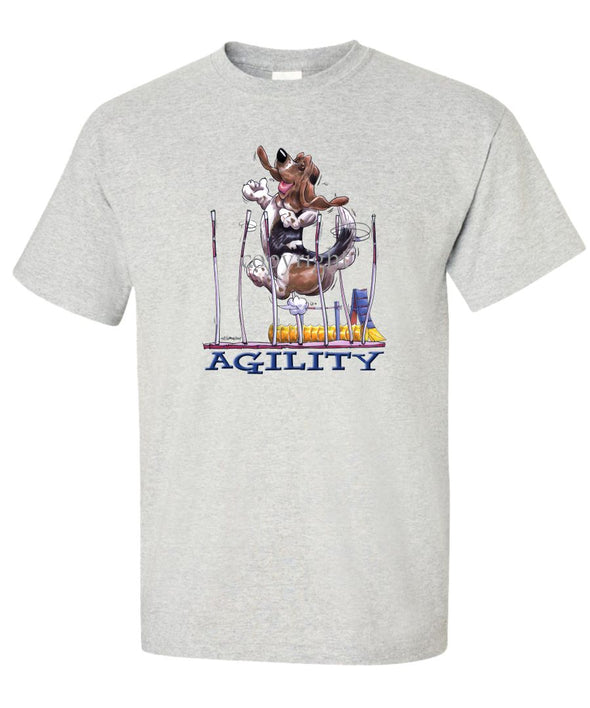 Basset Hound - Agility Weave II - T-Shirt