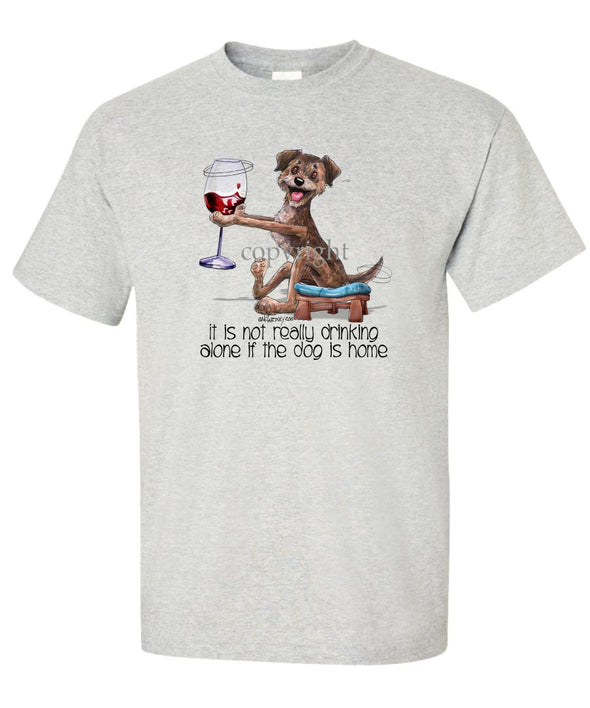 Border Terrier - It's Not Drinking Alone - T-Shirt