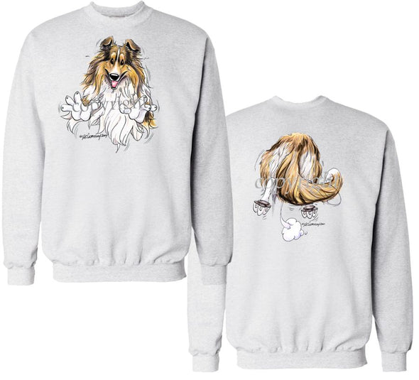 Shetland Sheepdog - Coming and Going - Sweatshirt (Double Sided)