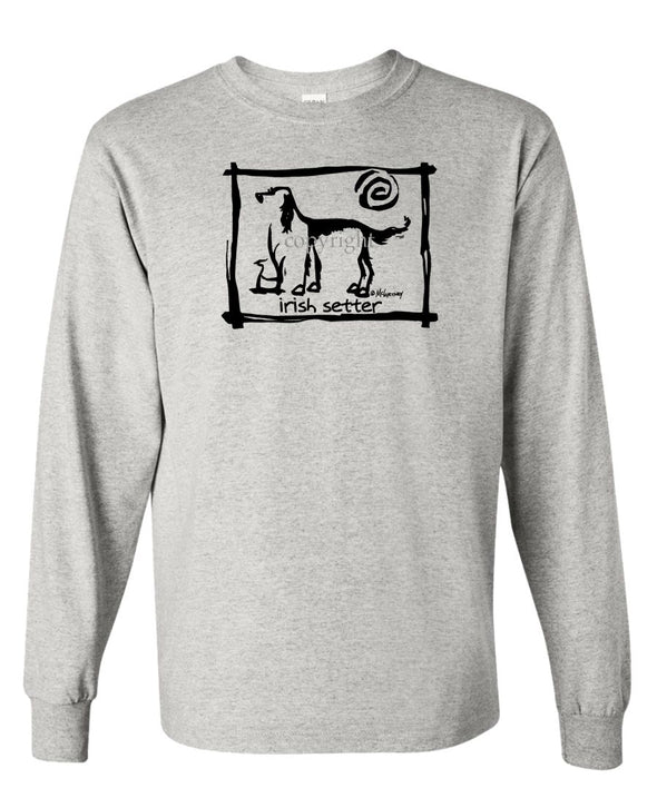 Irish Setter - Cavern Canine - Long Sleeve T-Shirt