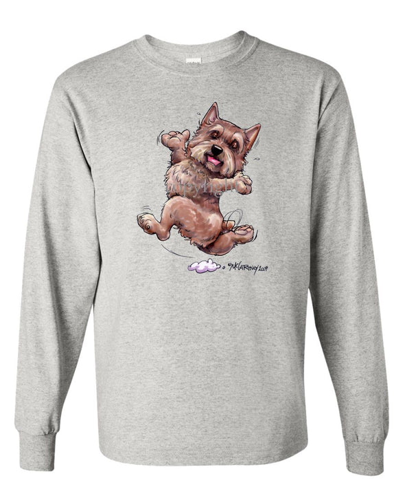Norwich Terrier - Happy Dog - Long Sleeve T-Shirt