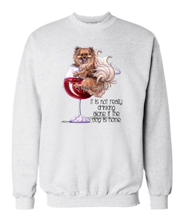 Pomeranian - It's Not Drinking Alone - Sweatshirt