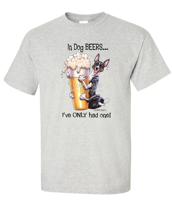 Basenji  Black Tri - Dog Beers - T-Shirt