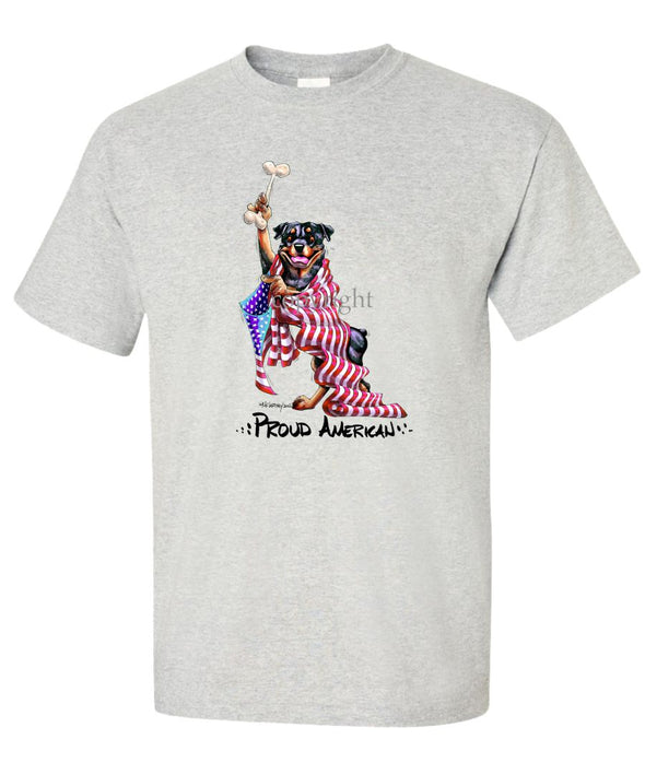 Rottweiler - Proud American - T-Shirt